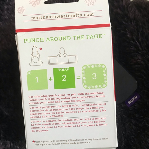 Martha Stewart Craft Punch. Snow Flurry. New in box. - Picture 3 of 3